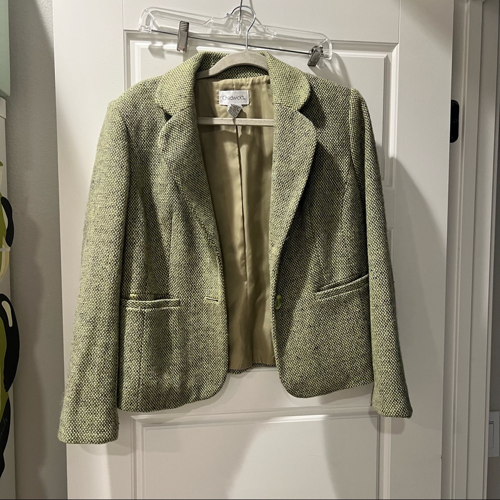 Green blazer